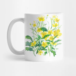 Yellow summer flowers Mug